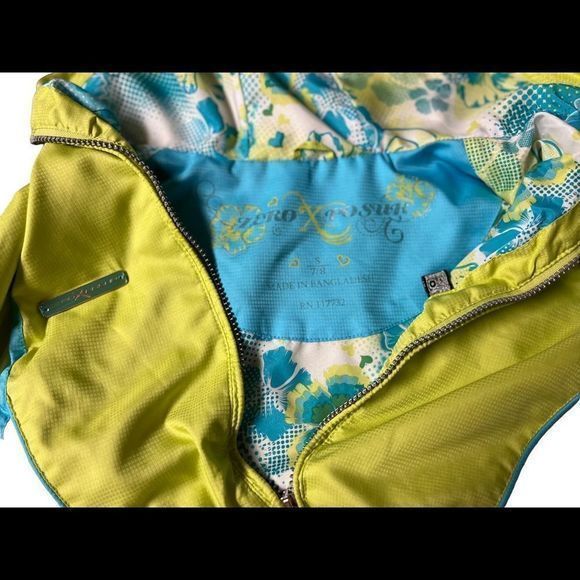 Girls Zero Xposure lightweight jacket size 7/8 - Picture 3 of 8